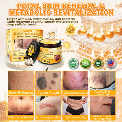 🔥 LAST DAY 80% OFF🔥 Aeehfeng® Bee Venom Skin Restoration Cream 🔥🔥