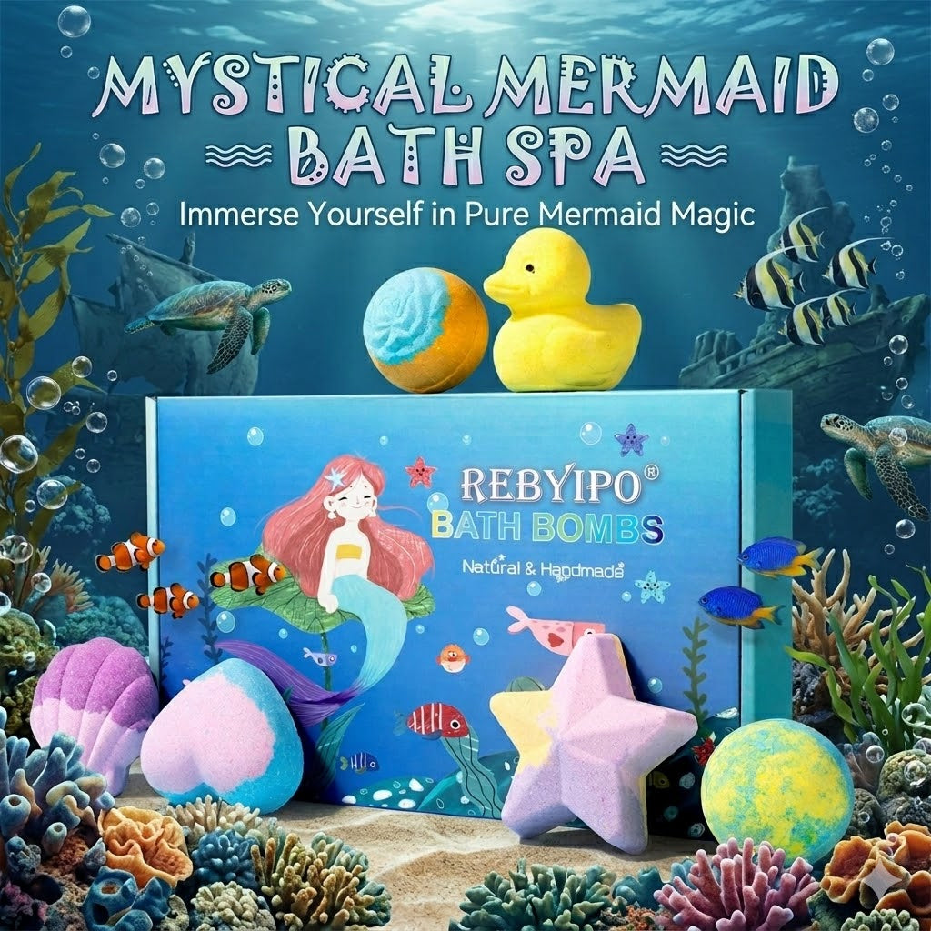 🦄🦄Bath Bomb Gift Set for Kids – Turn Every Bath Into a Magic Adventure