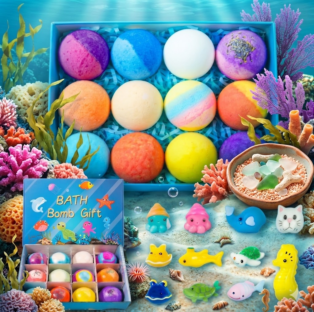 🦄🦄Bath Bomb Gift Set for Kids – Turn Every Bath Into a Magic Adventure